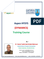 Aspen HYSYS DYNAMICS Training Course