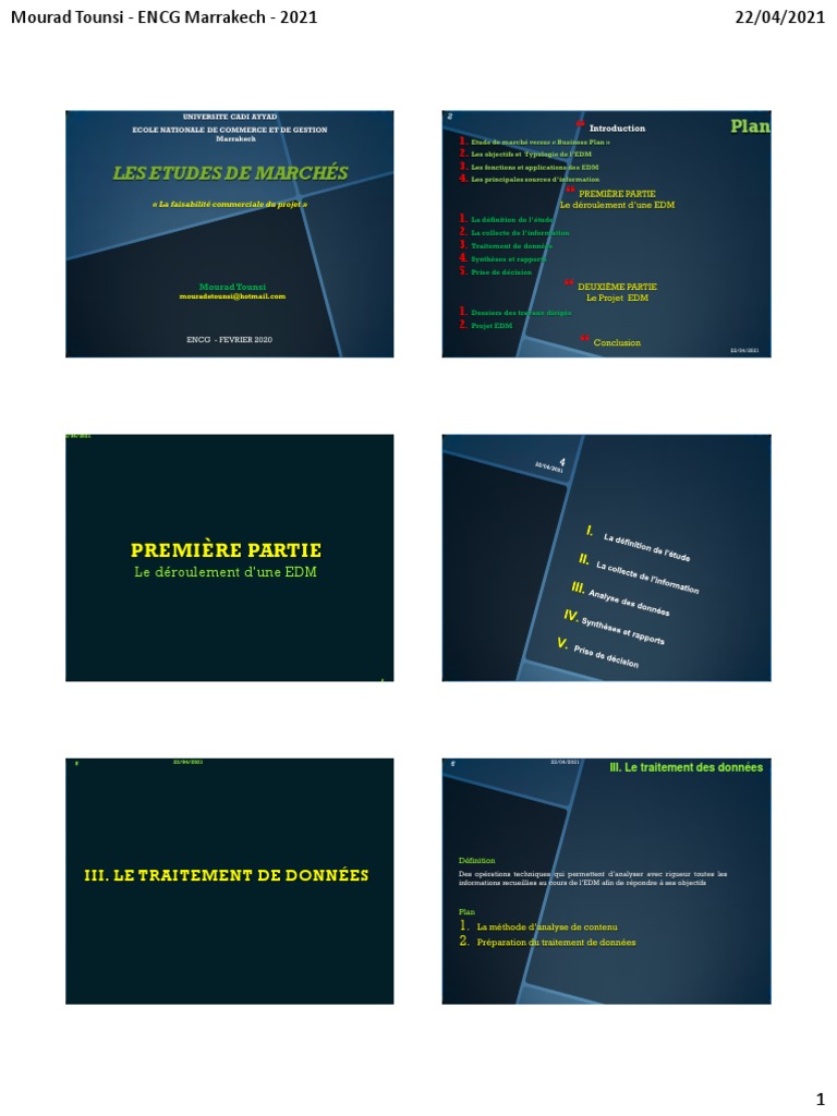 Traitement des données en EDM | PDF | Loi de probabilité | Indicateur ...