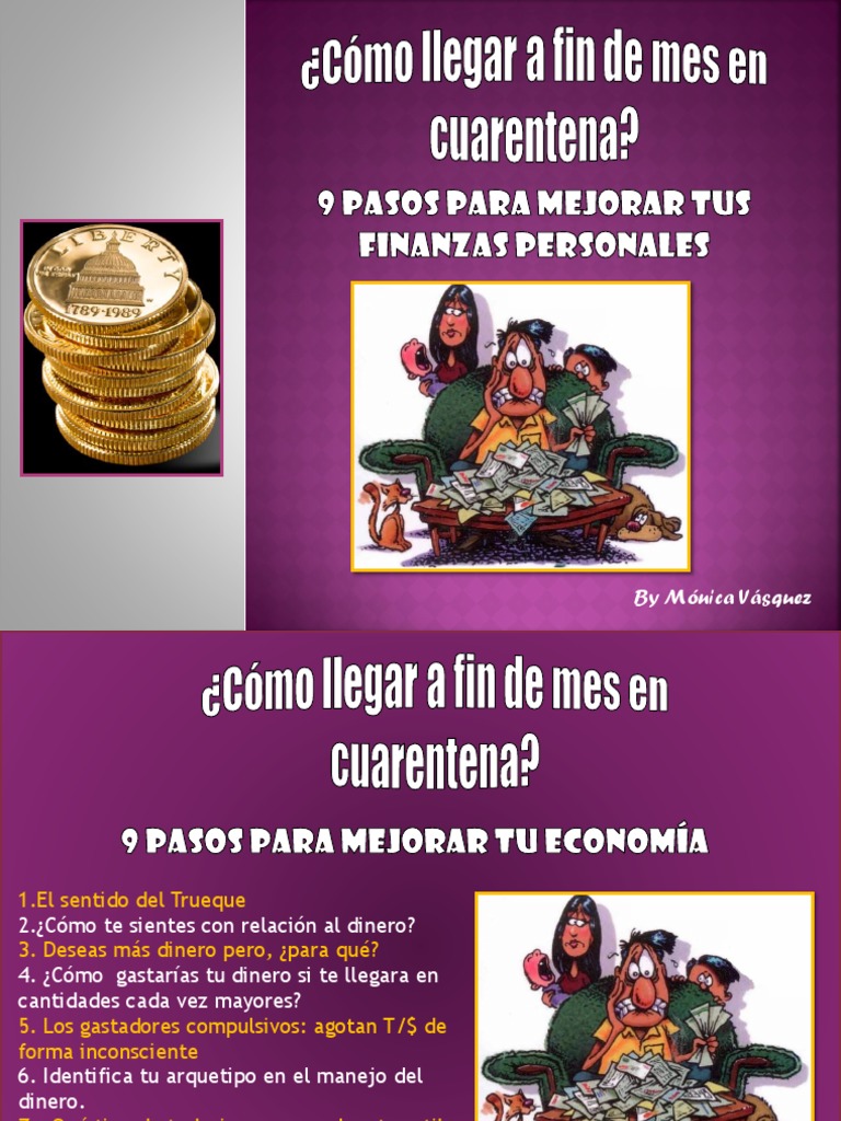 Mejora tus finanzas en 9 pasos | PDF | Permuta | Ahorro