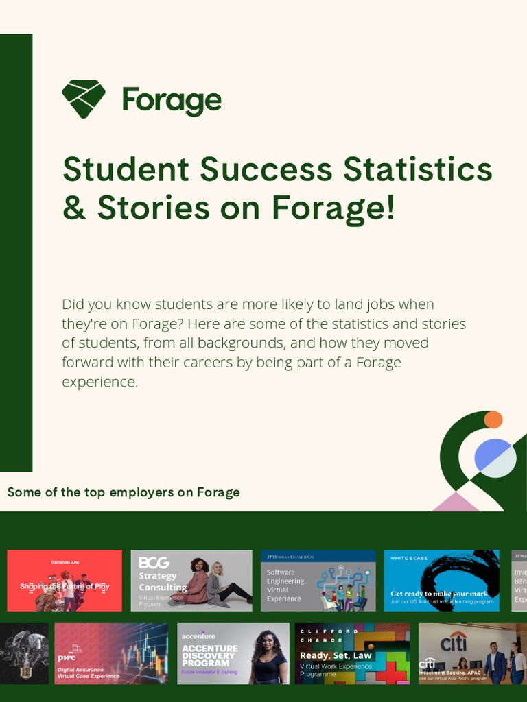 Forage Student Success Stories | PDF | Lawyer | Internship