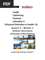 Ealth Ptimizing Hysical Ducation 4 (Physical Education & Health 12)