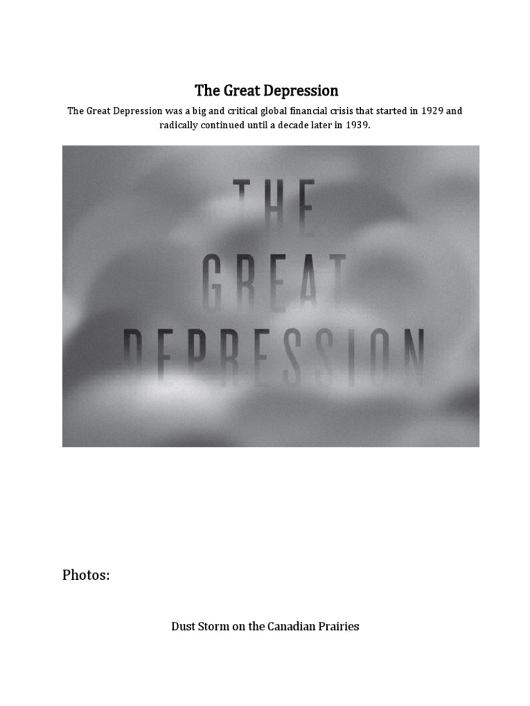 Great Depression: Struggles and Symbols | PDF | Dust Bowl | Economies