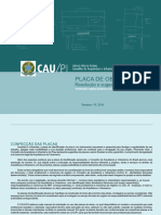 Placas de Fiscalização - CAU Piauí