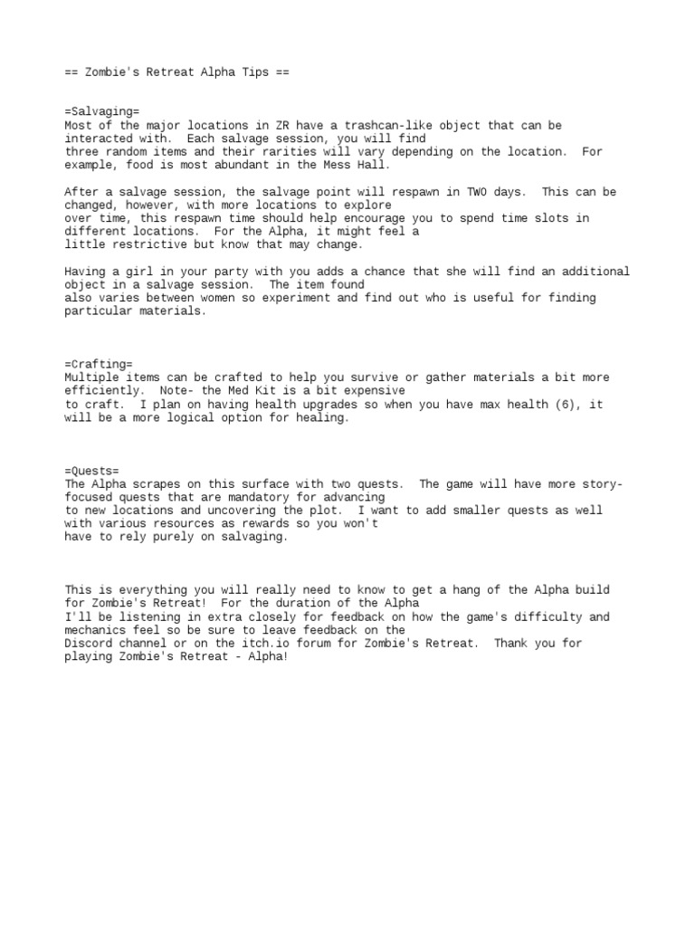 Alpha Tips | PDF