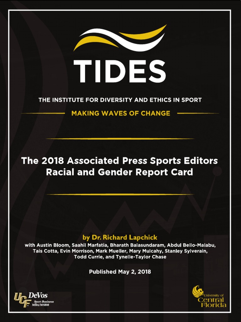 The 2018 Associated Press Sports Editors Racial and Gender Report Card |  PDF | Newspaper Circulation | Newspapers