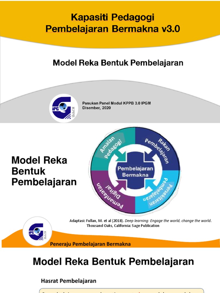 Model Reka Bentuk Pembelajaran | PDF