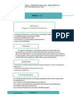 Chapter 2: Frequency Distribution: Week 5 - 6