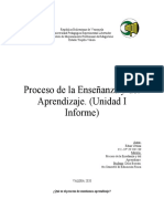 Procesos de La Enseñanza y Del Aprendizaje Uniddad 1 Eduar Urbina