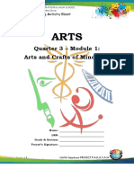 Quarter 3 - Module 1: Arts and Crafts of Mindanao: Earning Activity Sheet