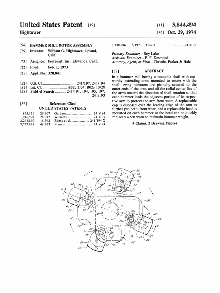 Hammer Mill Rotor Assembly Design | PDF
