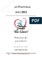 Plan Pastoral Juvenil 2012