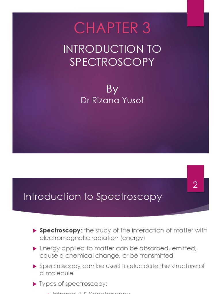 Chm557 Chapter 3 | PDF | Nuclear Magnetic Resonance | Spectroscopy