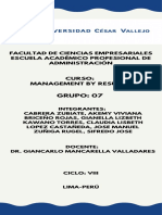 Facultad de Ciencias Empresariales Escuela Académico Profesional de Administración