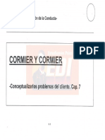 Cormier y Cormier - Conceptualizar Los Problemas Del Cliente