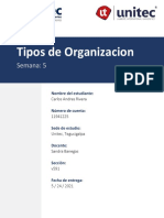 Tipos de Organziacion