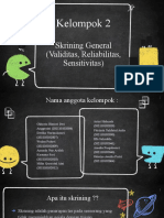 2 - Skrining General (Validitas, Reliabilitas, Sensitivitas)