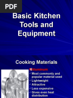 Essential Kitchen Tools and Equipment | PDF | Foods | Baking