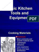 Basic Kitchen Tools and Equipment