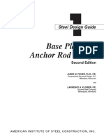 Base Plate and Anchor Rod Design 2nd