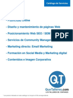 Diseño y Mantenimiento de Páginas Web. - Posicionamiento Web SEO - SEM - SMM. - Formación en Social Media y Marketing Digital