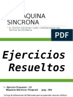 Motores síncronos como compensadores de factor de potencia