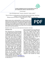 [2344150X - Acta Universitatis Cibiniensis. Series E_ Food Technology] Optimization of Enset Fermentation in the Production of Kocho Using Response Surface Methodology