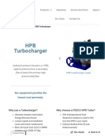 HPB Turbocharger - FEDCO