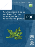 Multicriteria-Based Ranking For Risk Management of Food-Borne Parasites