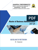 PG - M.B.A - English - 317 21 - Research Methods