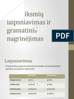 Prieveiksmių Laipsniavimas Ir Gramatinis Nagrinėjimas