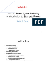 Eeng415 Power System Reliability Introduction To Stochasticprocess