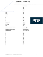 Unit Tests - Answer Key: Group A