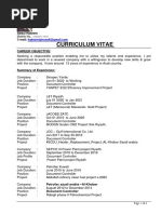 Curriculum Vitae: Career Objective