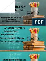 Theories of Learning