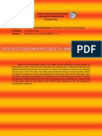 Fire Prevention Reflection