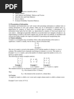 Topic 2 Matrices