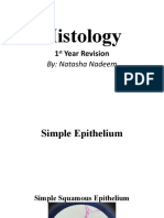 Histology 1st Year Revision