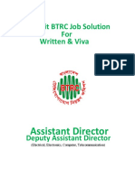 Stackit BTRC Job Solution For Written & Viva: Assistant Director