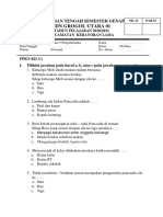 PPKN KD 3.1, Bahasa Indonesia 3.5 dan 3.6, Matematika 3.6, SBDP 3.2