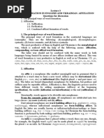 Lecture 3 - Contrastive Lex