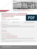 Master Droit de l&#039;immobilier Parcours Droit immobilier et de la construction 