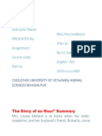 Instructor Name: Miss Hira Saddique Presented By: Irfan Ali Assignment: BS - CS 2nd Semester Course Code: English-302 Roll No: 2020-Cu-Cs-069