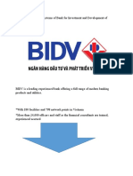 Payment and Reward Report at BIDV