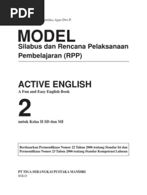 35+ Contoh Rpp Bahasa Inggris Sd 2021 2022 2023 Background