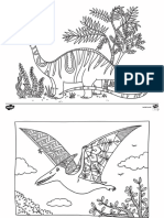 t t 253956 Dinosaur Themed Mindfulness Colouring Pages