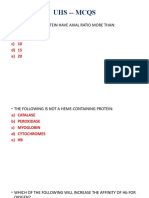 Uhs MCQS Globular Proteins