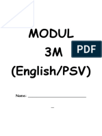 Modul 3M (English/PSV) : Name