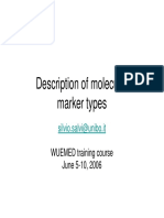 S. Salvi - Description of Molecular Marker Types