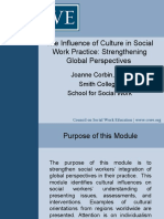 The Influence of Culture in Social Work Practice: Strengthening Global Perspectives