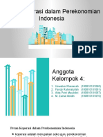 Peranan Koperasi Dalam Perekonomian Indonesia